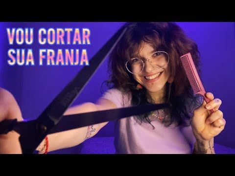 ASMR ~ Amiga cortando sua franja