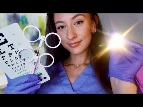 ASMR Detailed Eye Exam & Vision Tests 👀 Medical Roleplay ASMR