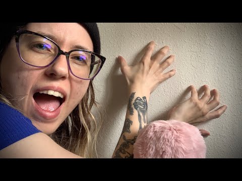 Wall Tapping and Scratching ASMR | No Talking