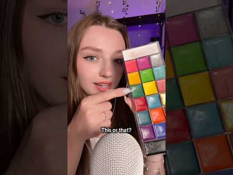 This or that? #asmr #asmrsounds #asmrrelax #asmrtingles #asmrwhispers #asmrsleep #relax #tingles