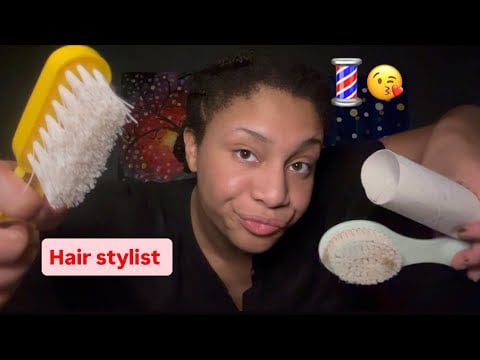 ASMR - Quick Haircut Appointment (Jada)