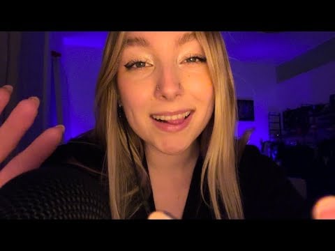 ASMR | Up Close Mouth Sounds, Spit Painting, Bubble Pop + 👄✨
