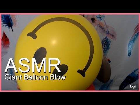 ASMR-Blowing up and deflating a giant balloon!