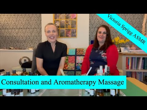 ASMR WHOLE 1hr41m Consultation and Aromatherapy Massage with Victoria and Vikki | 4 of 4