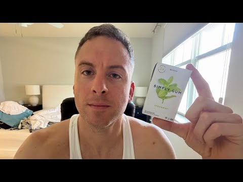 ASMR Gum Chewing & Whisper Ramble