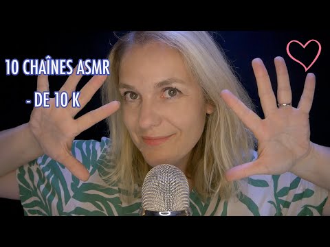 ASMR FR 😍 10 chaînes ASMR de moins de 10K à découvrir de toute urgence ! Part 6