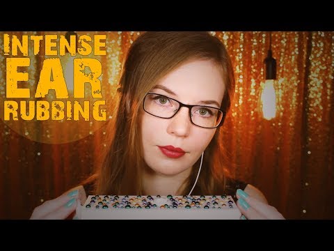 INTENSE ⚡️ Ear Rubbing, Cupping, Tapping, and Deep Ear Massage ⚡️ No Talking Binaural HD ASMR