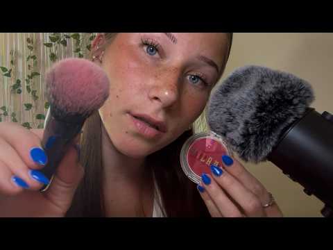 ASMR Doing Your Makeup While I Remind You Everything Will Be Okay 💙 Personal Attention