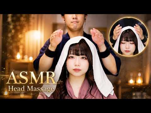 【9時間睡眠用ASMR】朝まで爆睡。至福の頭皮タッピング＆スタンドシャンプー総集編