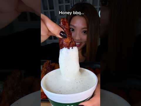 Let’s eat Wingstop and buldak #food #eating #mukbang #asmr