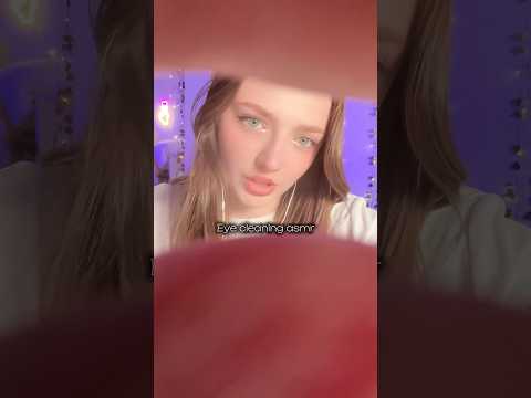 Eye cleaning #asmr #asmrsounds #asmrrelax #asmrtingles #asmrwhispers #asmrsleep #relax #tingles