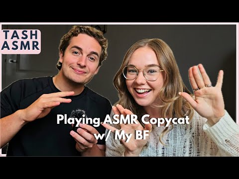 ASMR Copycat Game w/ My Boyfriend (You'll get so many TINGLES!!)