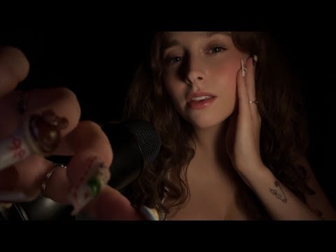 ASMR clicky FALL trigger words + tapping (get well soon to everyone who's sick)