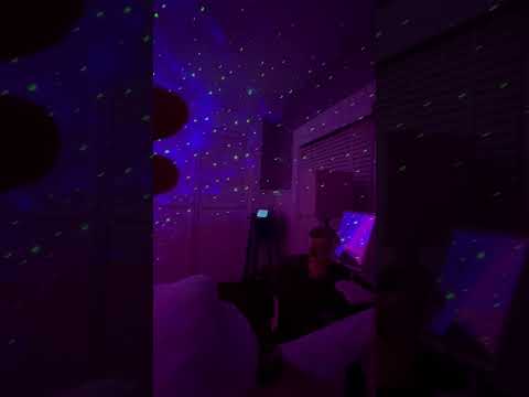 dog sitting for my aunt this is my adorable room here, wouldn’t be me w/t my lights 💗 #asmr #relax