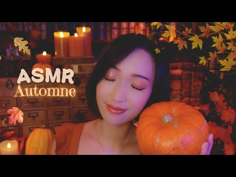 ASMR 🍁🕯️ Décor d'automne, ambiance cozy pour t'endormir 🍂