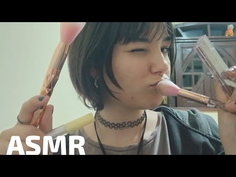 ASMR- Amiga te maquiando para se encontrar com o boy🫂❤️💄