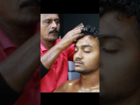 Tik Tik Wood Stick Massage By Big Eyes Barber ASMR #shorts