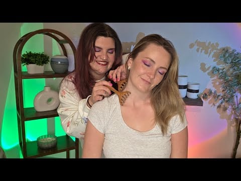 ASMR Neck, Head & Shoulder Scratching | Back Tracing, Brushing & Massaging 💆‍♀️ 