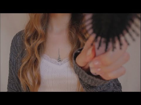 ASMR Gently Brushing and Combing Your Hair 🎀 No talking, layered sounds, personal attention