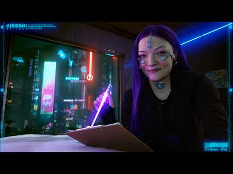 Cyberpunk ASMR 🌐 Relaxation Program for lonely Souls in Night City 🫂