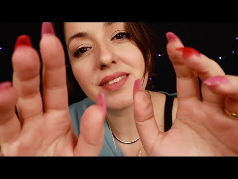 ASMR Türkçe | Yüzüne Dokun(mu)yorum | El Hareketleri & Ağız Sesleri (Kuru) Yakın Triggerlar