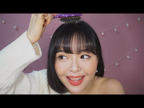 [한국어 ASMR] 다양한 빗소리, 머리 빗는 소리, 기분 좋은 탭핑 Comb, Hair Brush Sounds, Brushing Hair, Satisfying Sounds