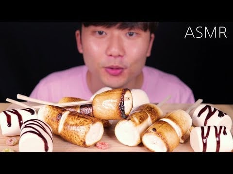 Mukbang *Roasted Marshmallow* 구운 마쉬멜로 먹방 Korean ASMR Eating Show
