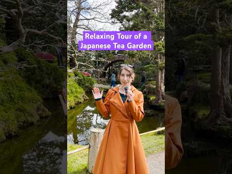 ASMR in a Japanese Garden #WomenofYouTube  #shorts #asmr #travel