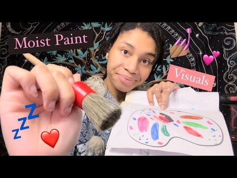ASMR - Wet Painting & Visuals (Samantha)