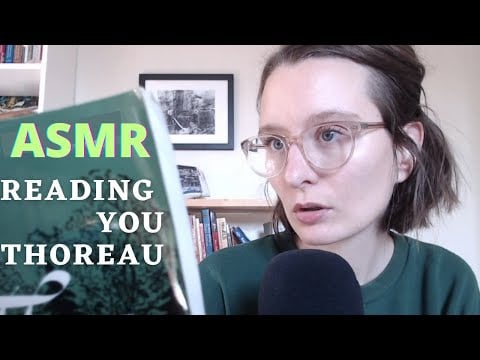 ASMR Reading You Philosophy | Henry David Thoreau (Soft-Spoken)
