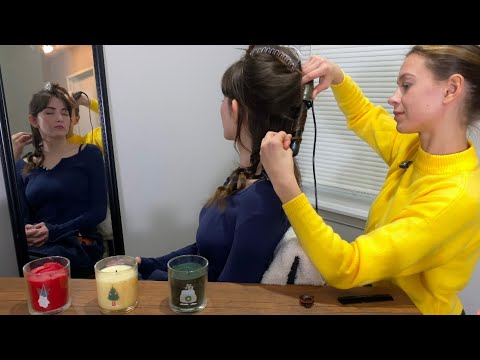 Relaxing Scalp Assessment & Gentle Hair Curling ASMR | Personal Attention for Ultimate Tingles w Zoe