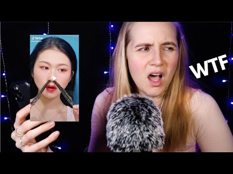 ASMRtist Reacts to TikTok ASMR