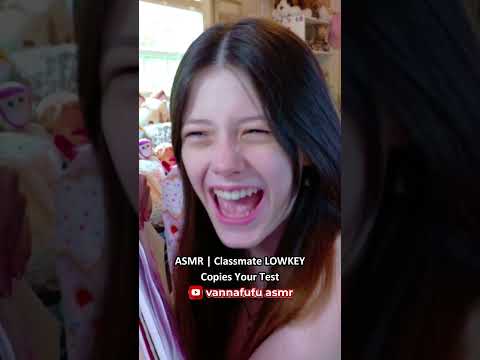 ASMR | Classmate LOWKEY Copies Your Test ─♡─ #asmr #asmrroleplay #comedyasmr