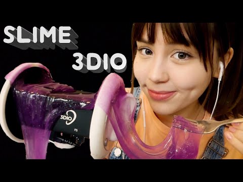 ASMR Crunchy & Sticky Slime Ear Massage👂