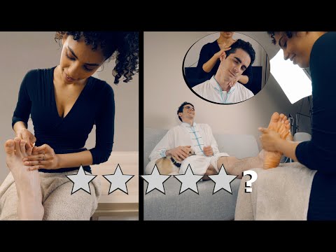 ASMR: La Mia Ragazza mi fa un MASSAGGIO CINESE ai PIEDI a CASA in LOCKDOWN!