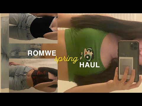 asmr//ROMWE SPRING SALE HAUL!  ♡