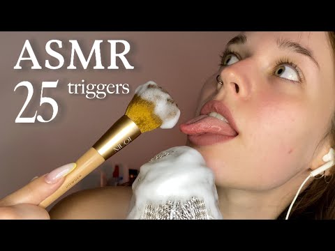 ASMR | 25 рандомных триггеров и шёпот