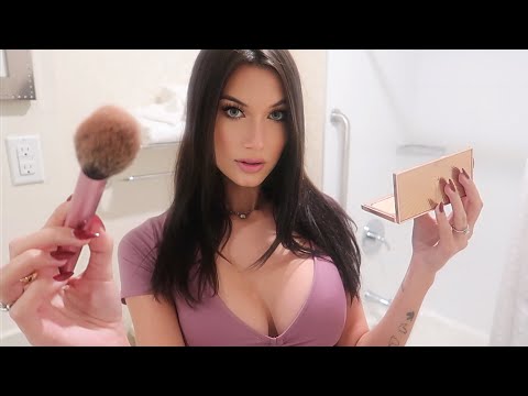 ASMR Backstage Makeup Artist Applies Your Makeup