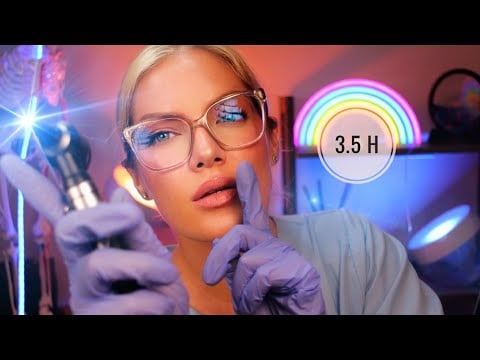 ASMR Irresistible Otoscope Exam, Up Close Ear to Ear Whispers, Ear Tapping👂 Binaural Tingle Overload