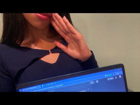 Upclose ASMR whisper || Gum chewing, Q&A pt 1 
