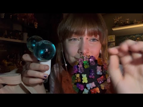 asmr pampering you before bed 💤 (skincare/nails/hair)