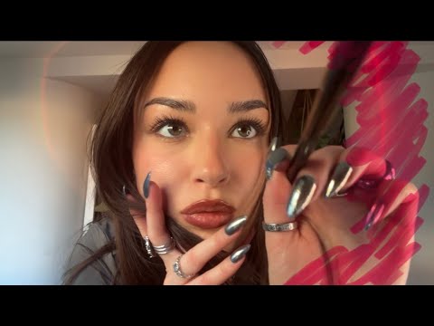 [ASMR] carving out & painting your face 🤡🎨🖌️