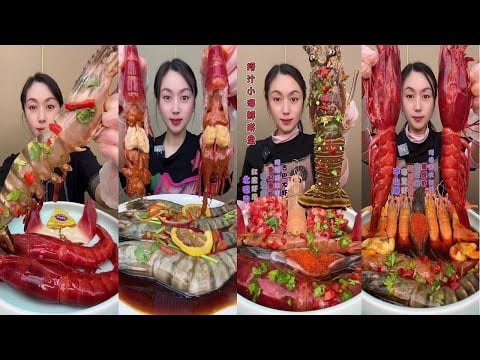 Zen and the Art of Eating  Seafood Mukbang 🧘 #RelaxMukbang #TastyWhispers