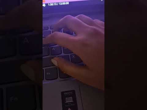 ASMR some keyboard sounds 💻 #asmr #lofiasmr #keyboard #laptop #tapping #relaxing