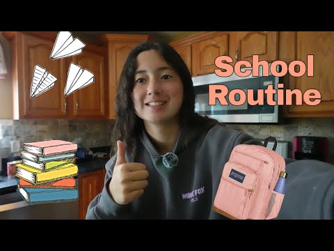 ASMR- My High School Routine