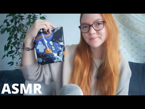 ASMR SUOMI 🎃 HALLOWEEN MUKBANG & TULITIKUT & KUISKAILUA / Match lighting, crinkles, whispers