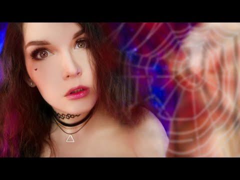 АСМР 🤤❤️‍🔥Паутинка и неразборчивый шепот на ушко 👂🕸 ASMR Spider web and Unintelligible whisper