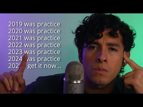 [ASMR] It's 2025, time to lock in (Affirmations and making a 2025 Bingo Card)
