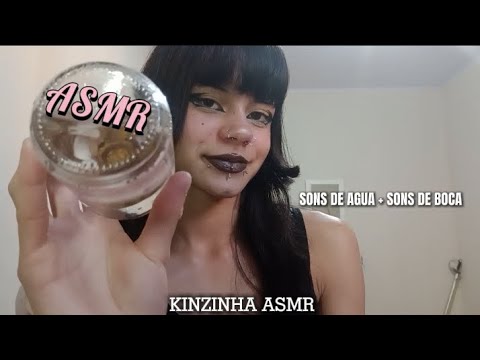 ASMR SONS DE ÁGUA + SONS DE BOCA 💦
