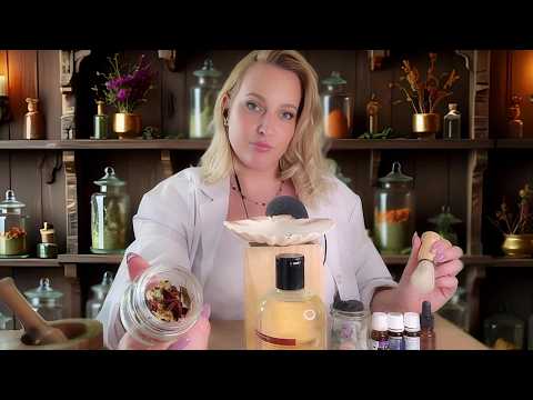ASMR Apothecary Roleplay | Essential Oils, Herbs & Tea for Sleep & Relaxation